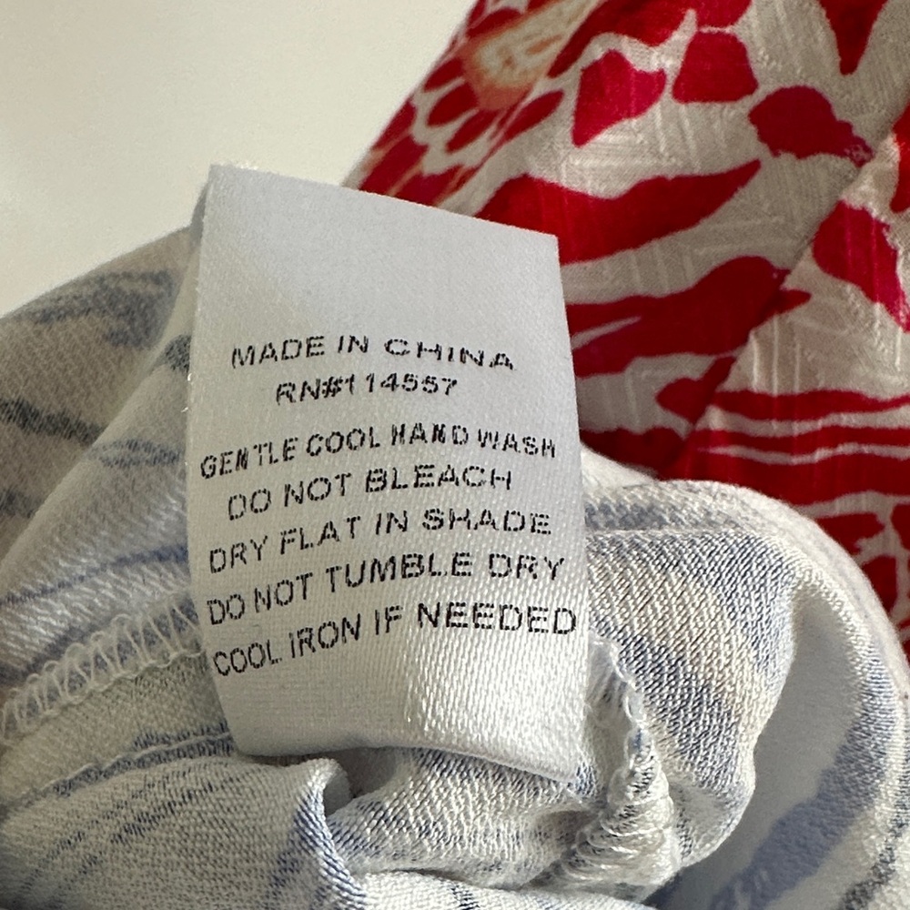 THML Red and Blue Patterned Top - image 9